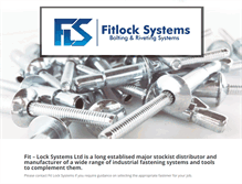 Tablet Screenshot of fitlocksystems.com